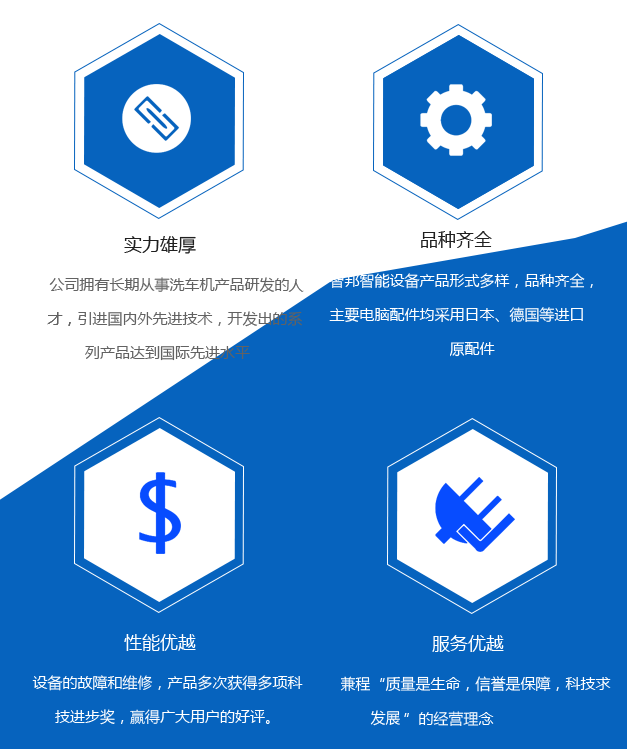 公司擁有長(zhǎng)期從事洗車機(jī)產(chǎn)品研發(fā)的人才，引進(jìn)國(guó)內(nèi)外先進(jìn)技術(shù)，開發(fā)出的系列產(chǎn)品達(dá)到國(guó)際先進(jìn)水平